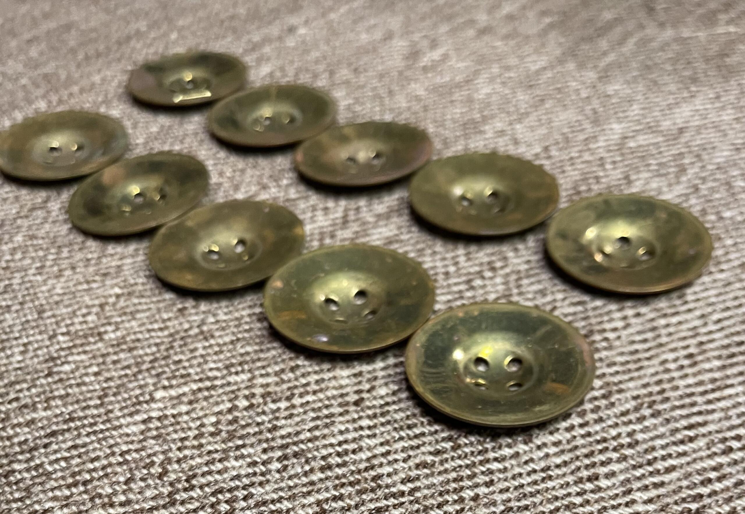 Lot of (15) Large Brass Buttons – Contemporary Longrifle Association